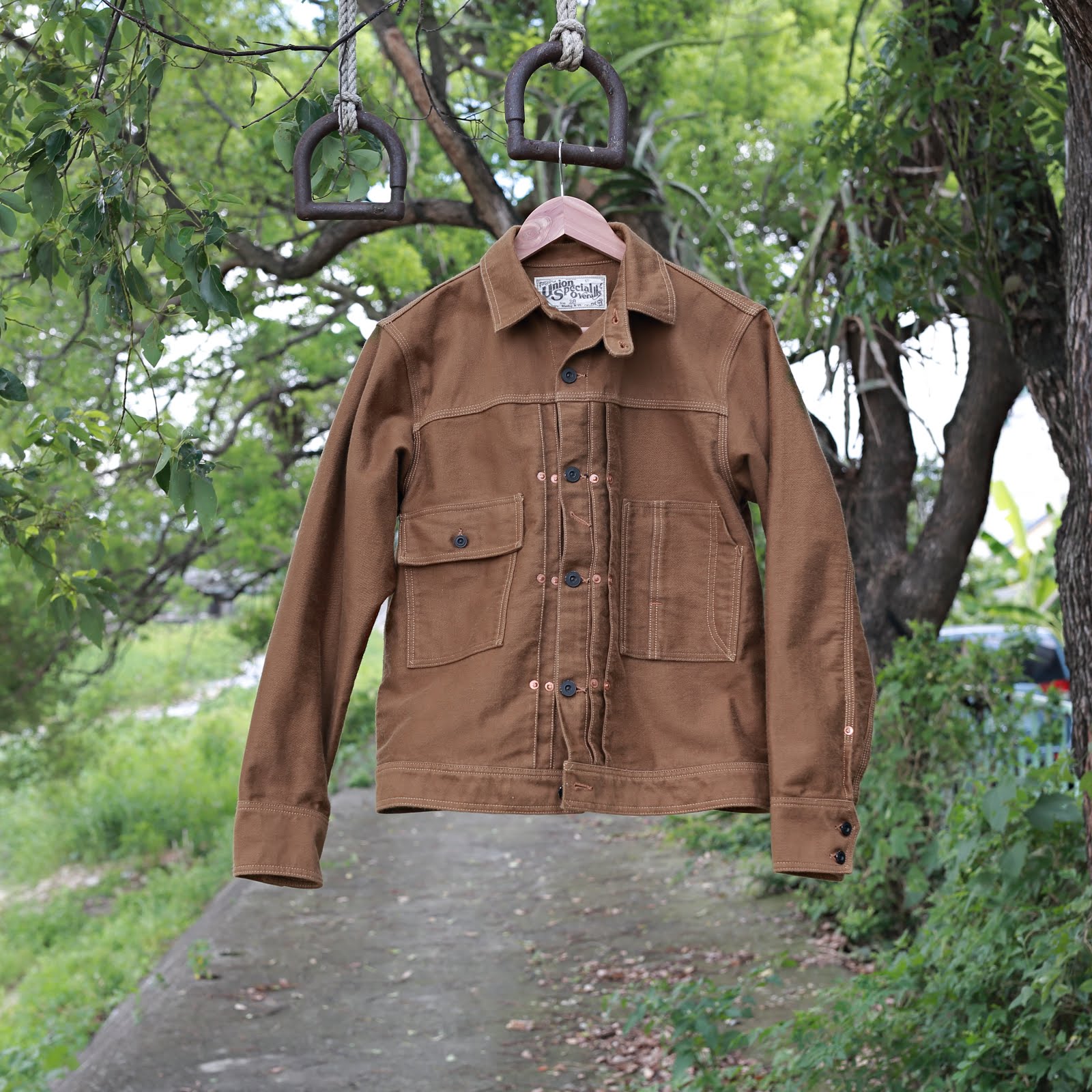 Outdoor style and workwear [鉚釘眾多] Freewheelers "IronHead" work jacket
