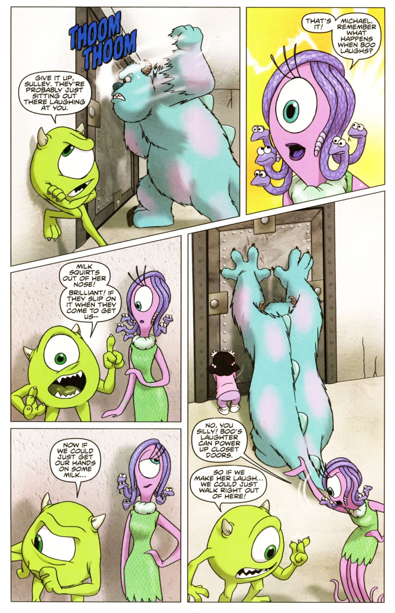 Read online Monsters, Inc: Laugh Factory comic -  Issue #4 - 10