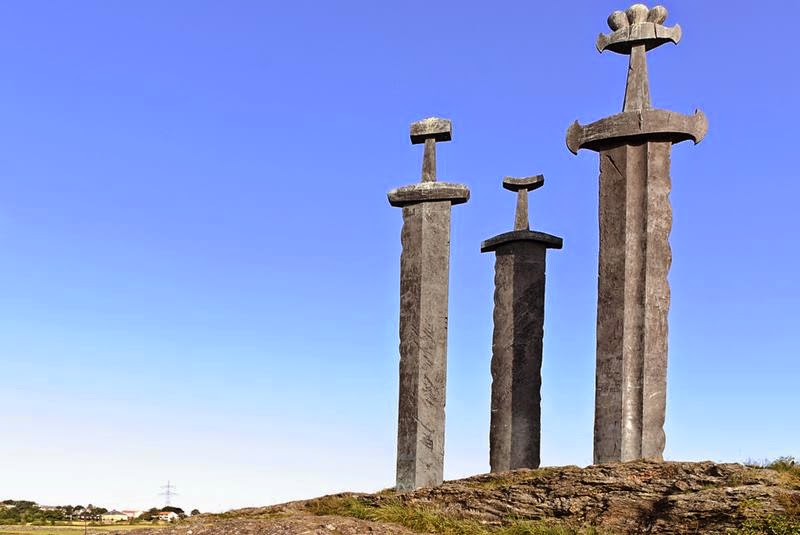 Sverd i fjell Swords in Rock, Norway
