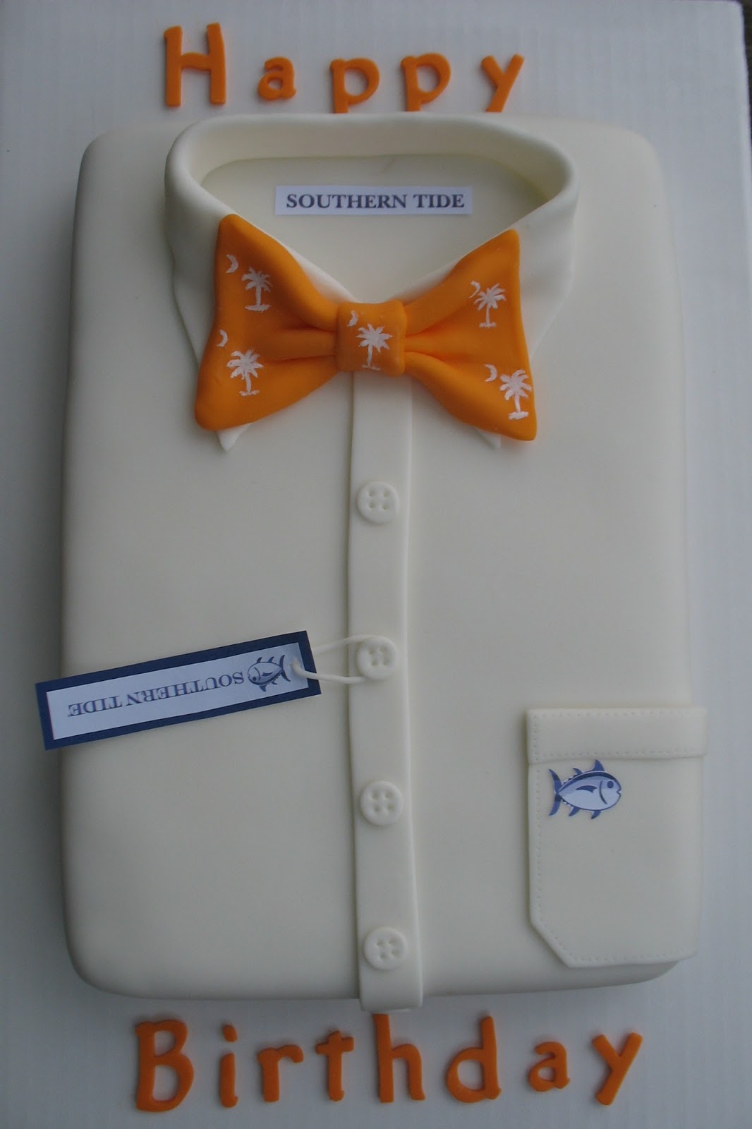 Creative Cakes by Christy: Southern Tide Shirt cake