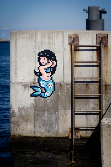 Invader is back on the streets of Ravenna in Italy where he just finished working on a second wave of invasions.