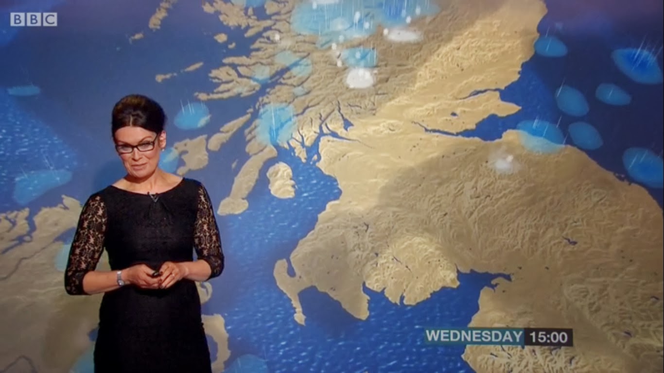 UK Regional News Caps Judith Ralston BBC Reporting Scotland Weather