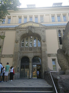 Entrance to Berlin zoo Aquarium.