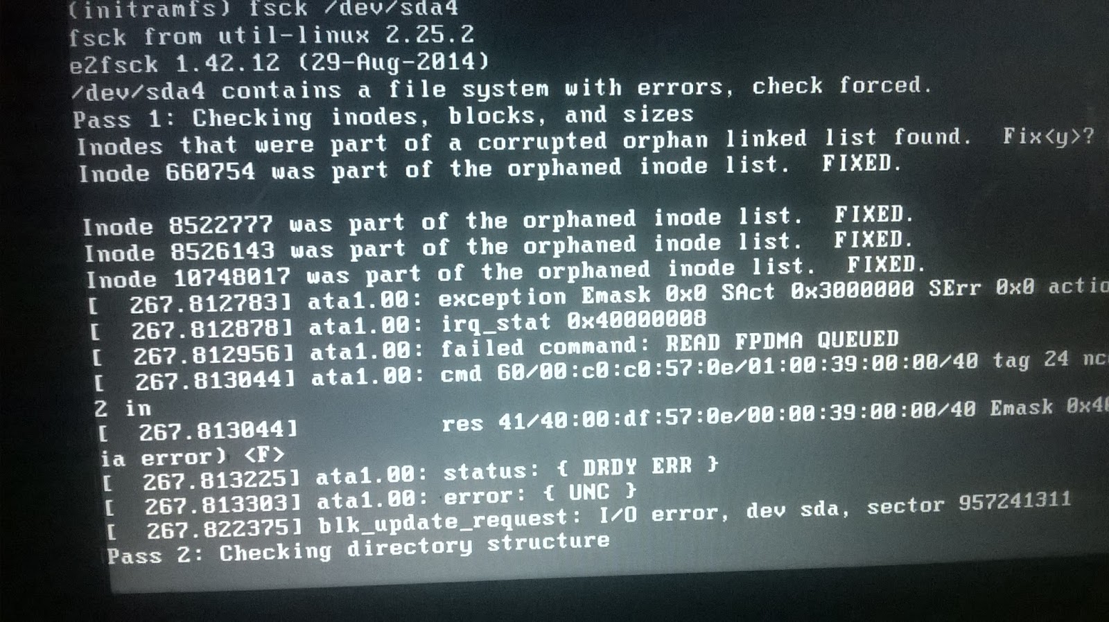 Dev error 0. Fsck. Fsck проверка диска. Завис fsck. Как запустить команду fsck.