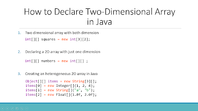 6 ways to declare and initialize a two-dimensional (2D) String and ...