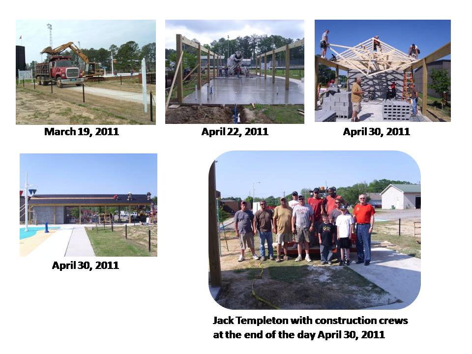 SNAP Playground SNAP Pavilion Path to Completion