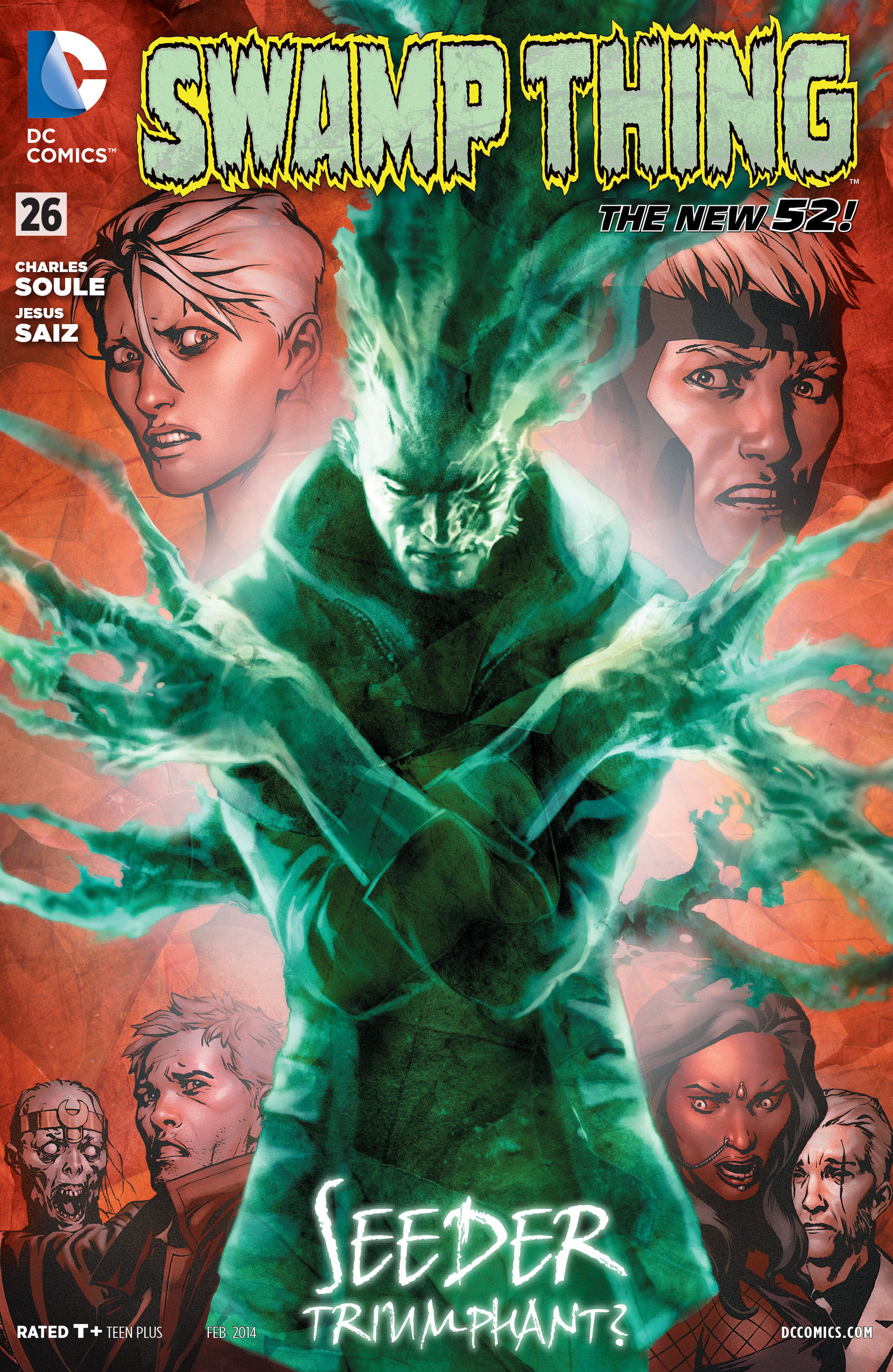 Read online Swamp Thing (2011) comic -  Issue #26 - 1