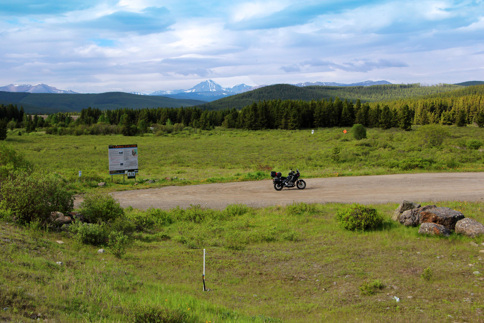 Riding the USA Day 7 Hinton, Alberta Charlie Lake, British Columbia