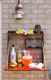 Fold-up Patio Bar