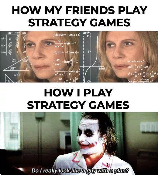 I'm not very...strategic I'm not very...strategic