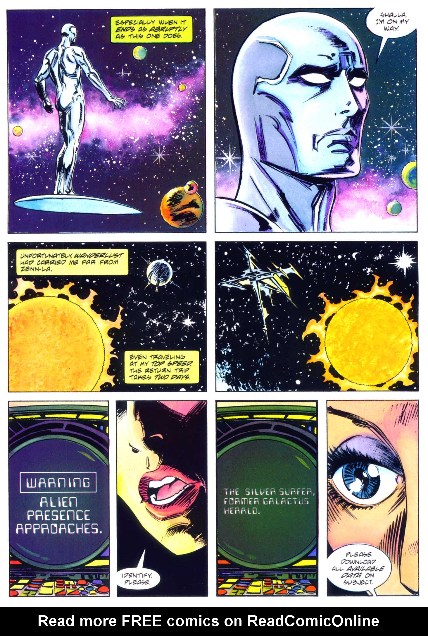 Read online Marvel Graphic Novel comic -  Issue #71 - Silver Surfer - Homecoming - 4