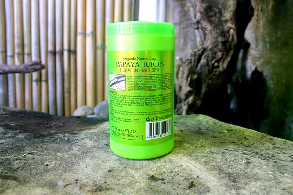 Dare to Bare Shop VERDON NE Silky Keratin Hair SPA in PAPAYA JUICES 1000ml