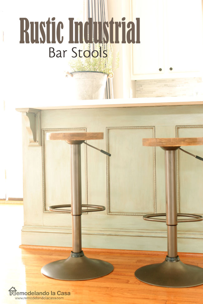 Bar Stool Makeover From Modern To, Can You Paint Chrome Bar Stools