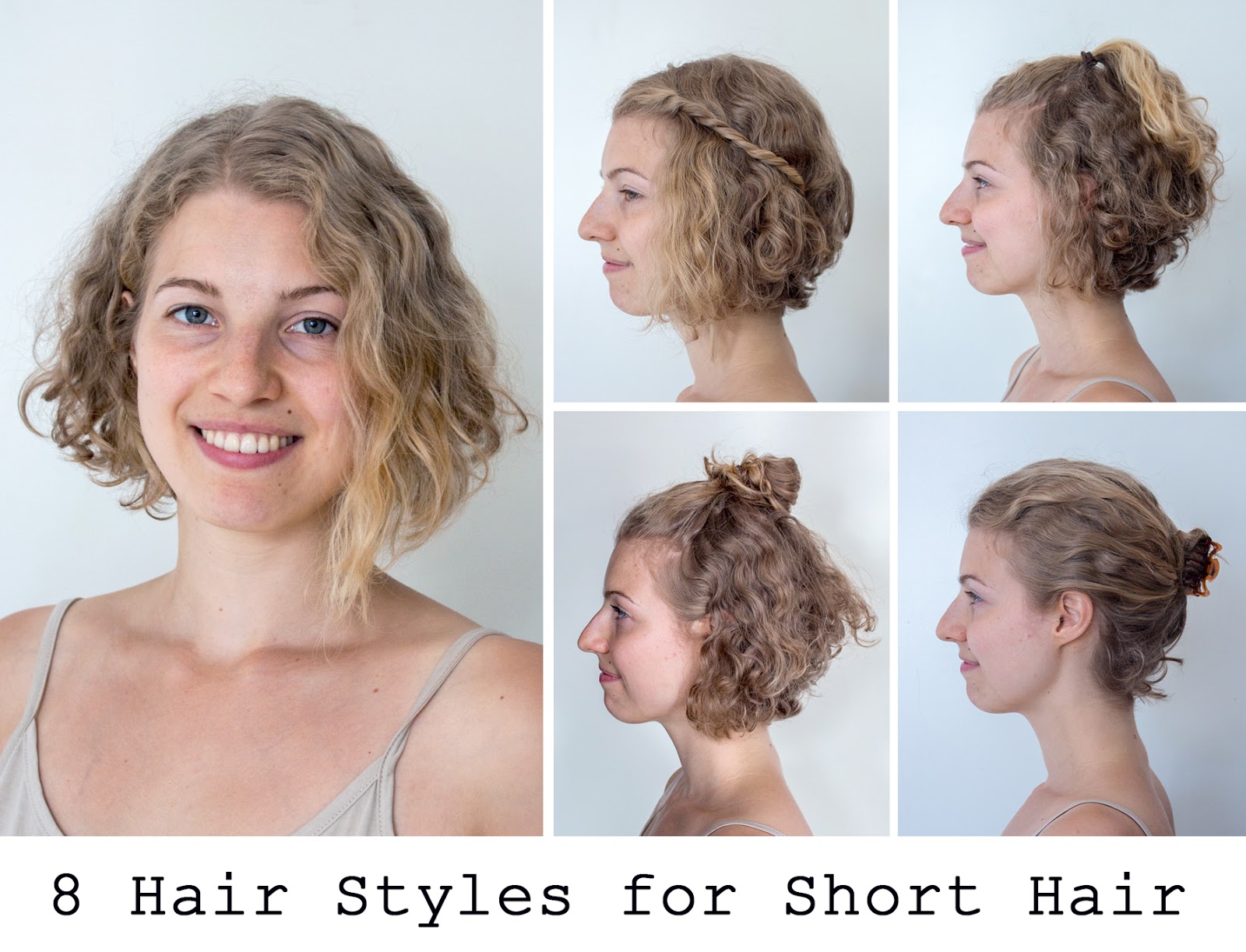 8 Easy Hairstyles For Short Hair