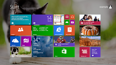 Mengganti Background Start Screen Windows 8.1  by mzteguh