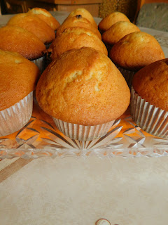 Muffins cu stafide si iaurt