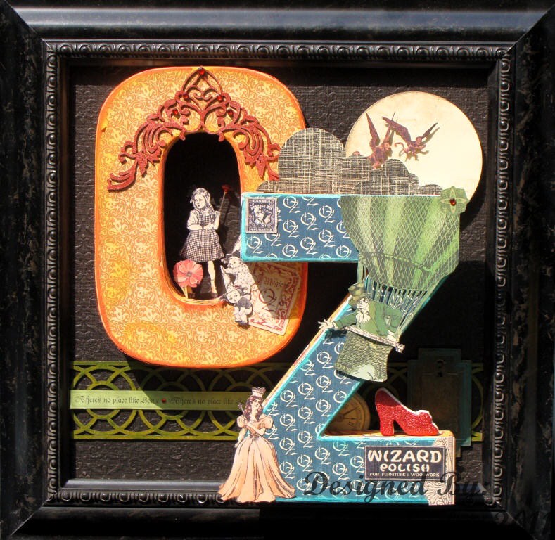 Art & Designs By Nicole Eccles: Graphic 45 Magic Of Oz Wall Decor