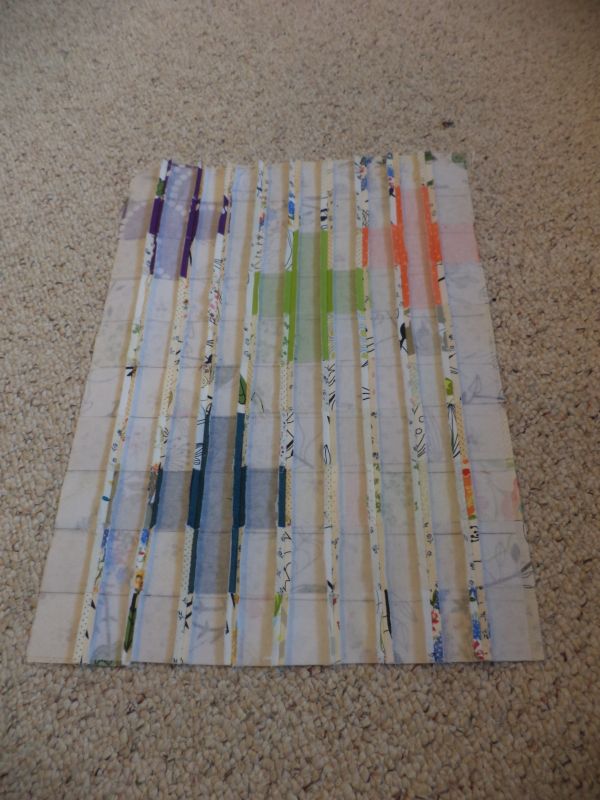 Kat & Cat Quilts FusibleFoundation Postage Stamp Block {July do. Good Stitches}