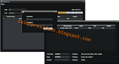 Contoh Aplikasi Java : Program Kasir (Client - Server) sederhana ...