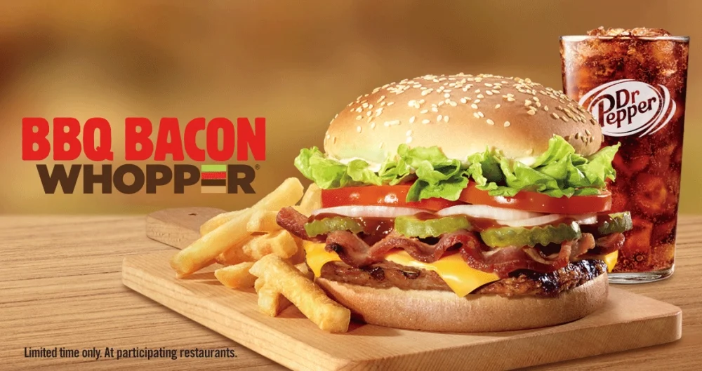 News Burger King New BBQ Bacon Whopper and Honey BBQ Strips
