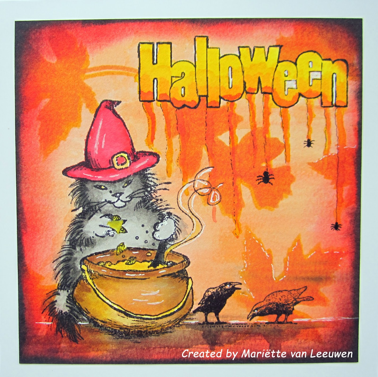 Stamping Mariëtte Halloween card