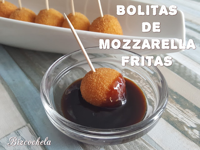 BOLITAS DE MOZZARELLA FRITAS