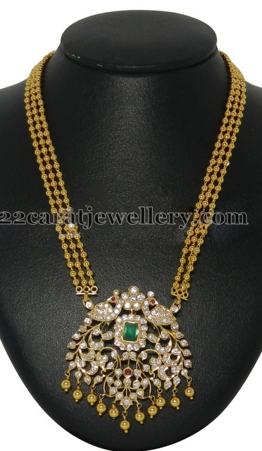 Peacock locket gold Clearance