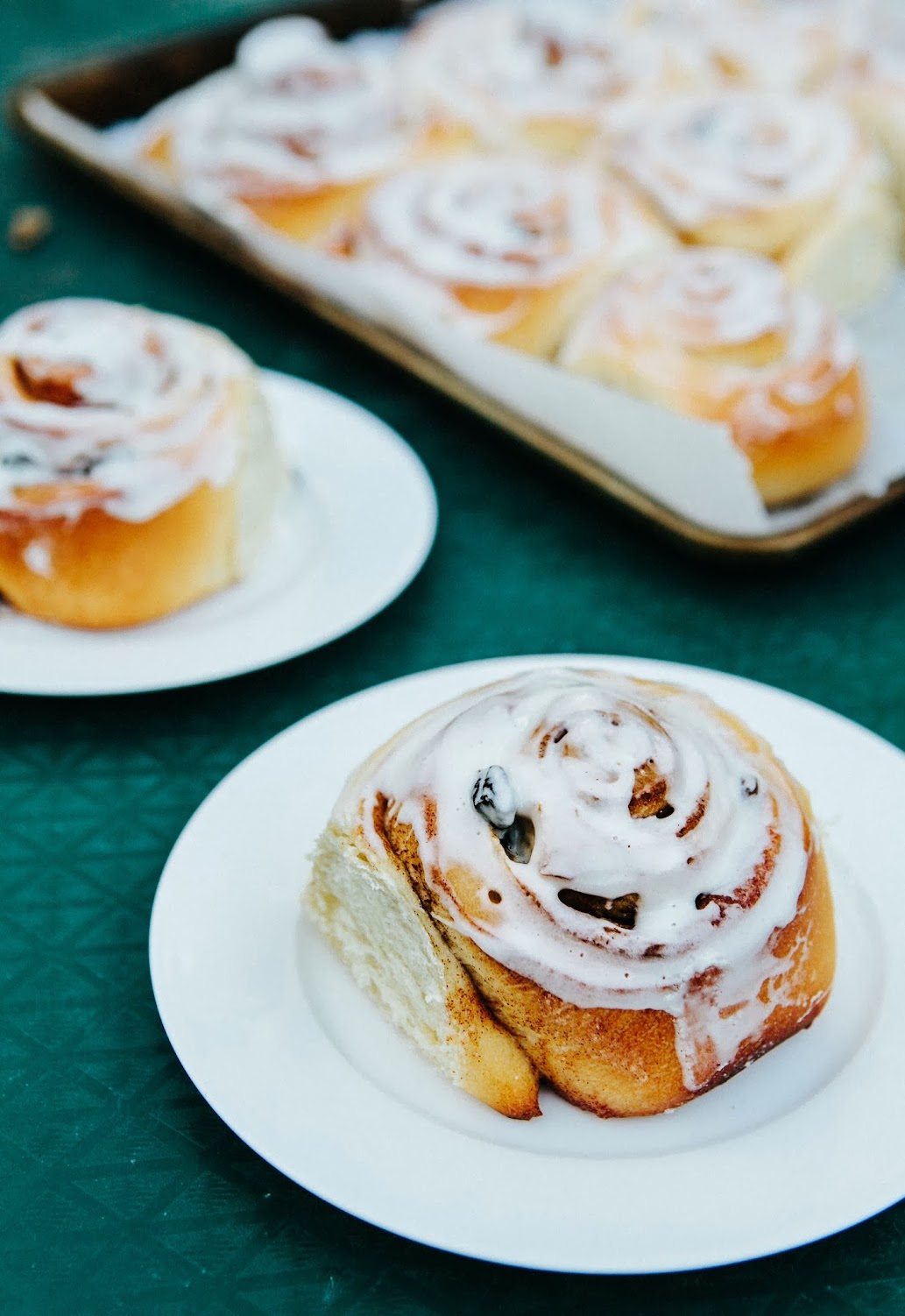 Buttermilk Cinnamon Rolls with Cream Cheese Glaze hummingbird high