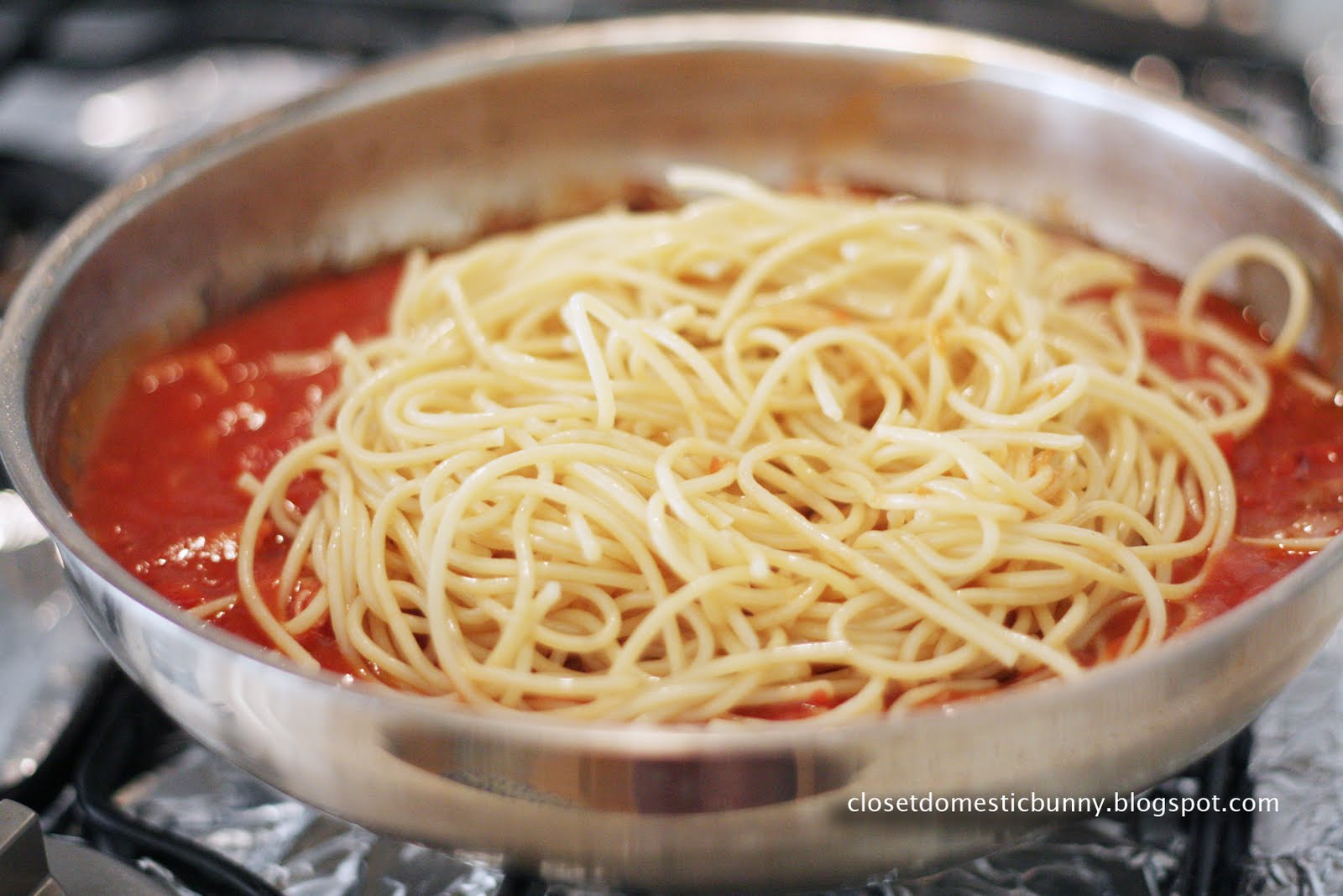 cooking. eating. carousing. amatrice style thin spaghetti