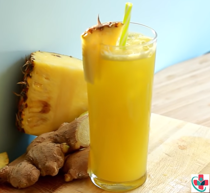 Refreshing Pineapple Ginger Juice