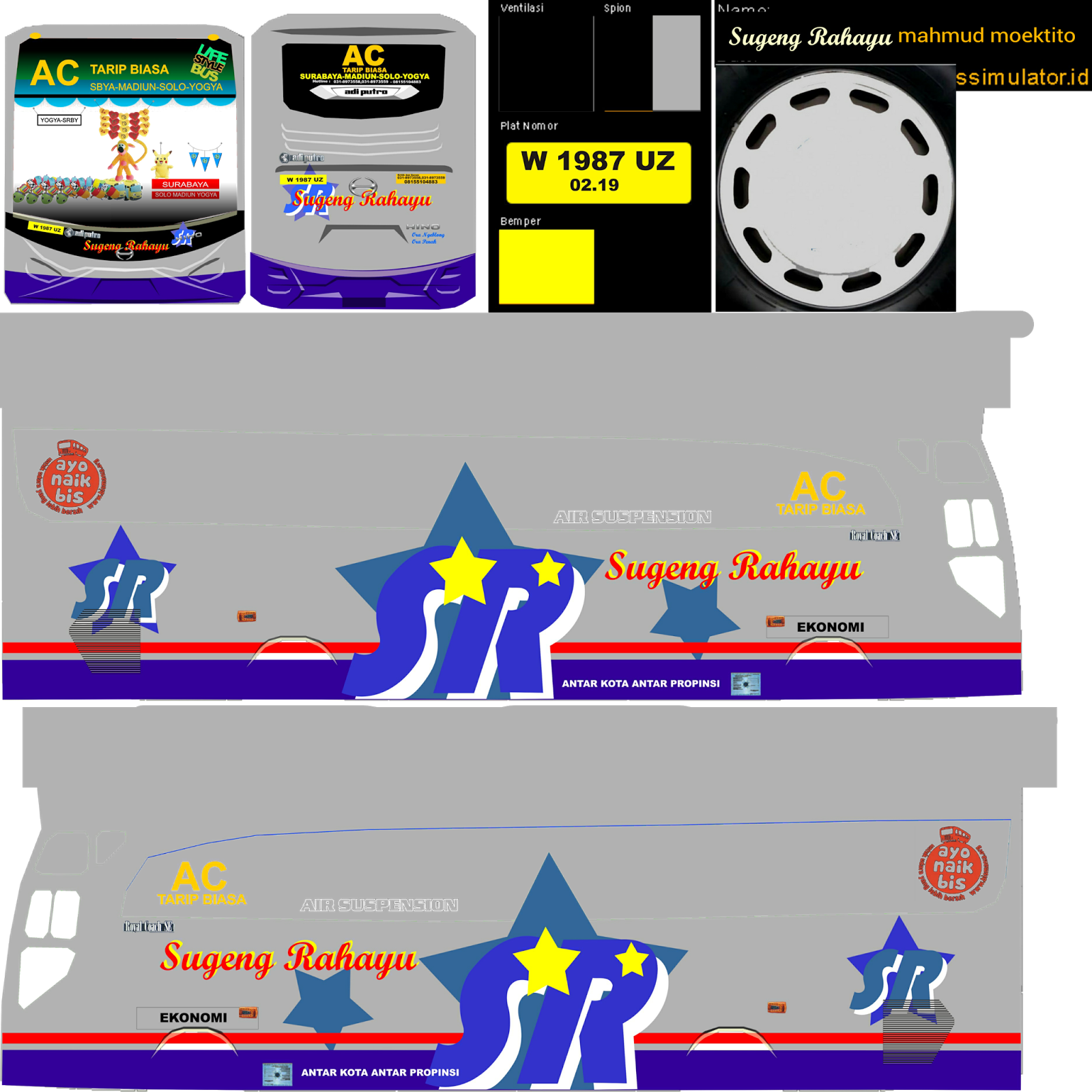 Download Kumpulan Livery Bus Simulator Indonesia dari ...