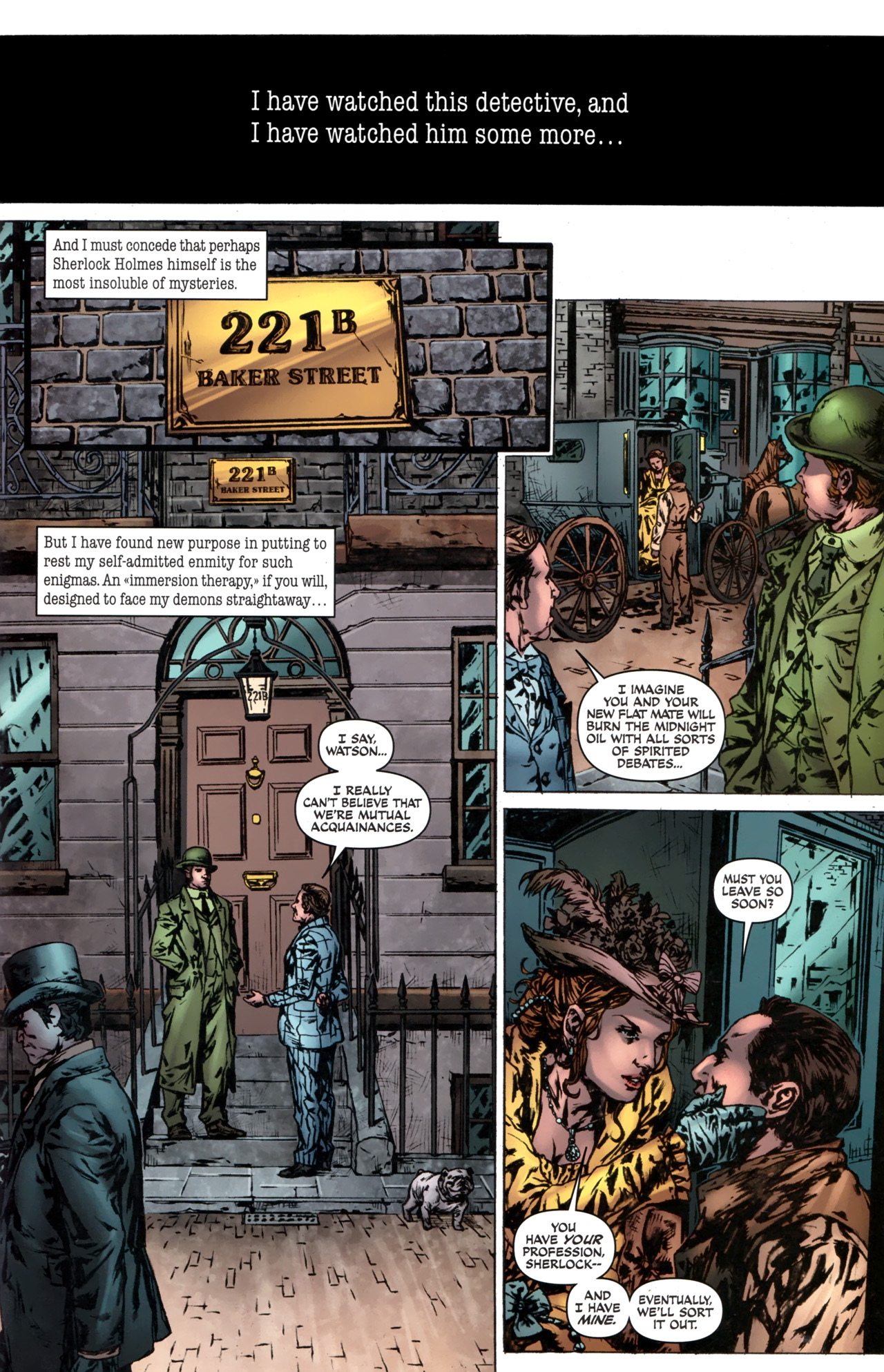 Read online Sherlock Holmes: Year One comic -  Issue #6 - 22