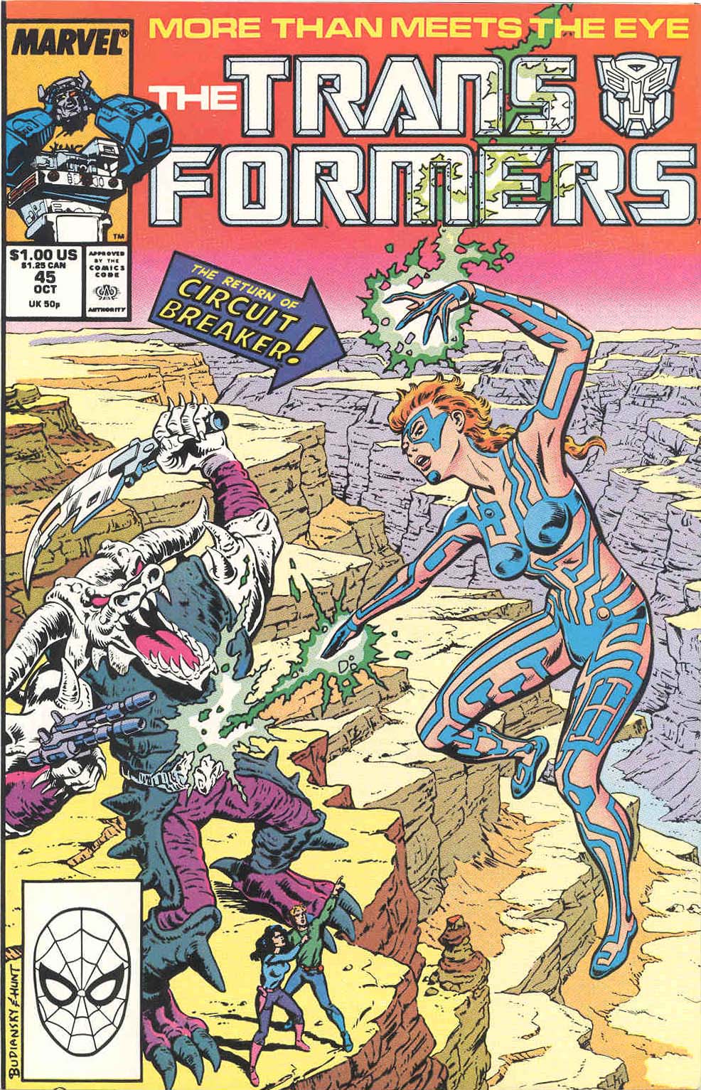 Read online The Transformers (1984) comic -  Issue #45 - 1
