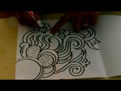 23 Gambar Batik Yang Simple Dan Mudah Paling Keren