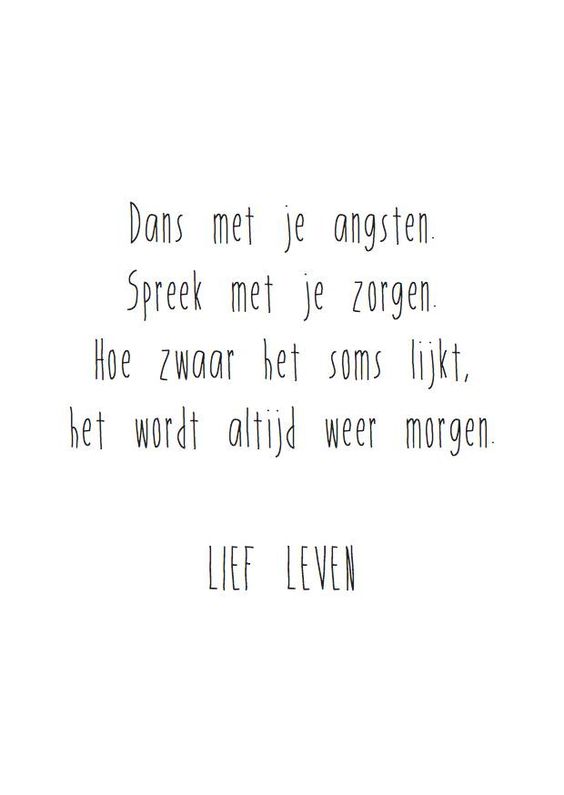 Lief Leven En Mijn Gedachten