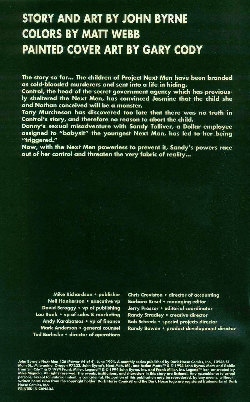 Read online John Byrne's Next Men (1992) comic -  Issue #26 - 2