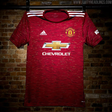 Manchester United FC Home Shirt 2020/2021 Homme-Officiel Football Kit 