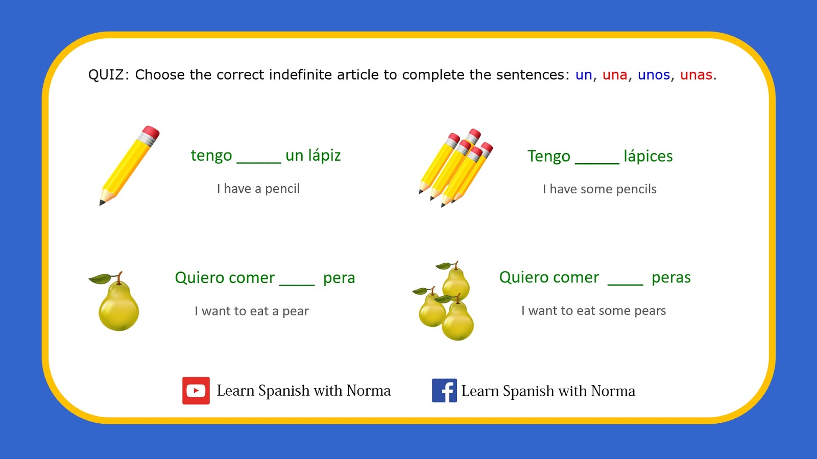 The Articles in Spanish