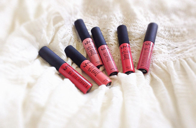 NYX Soft Matte Lip Cream blog review swatches