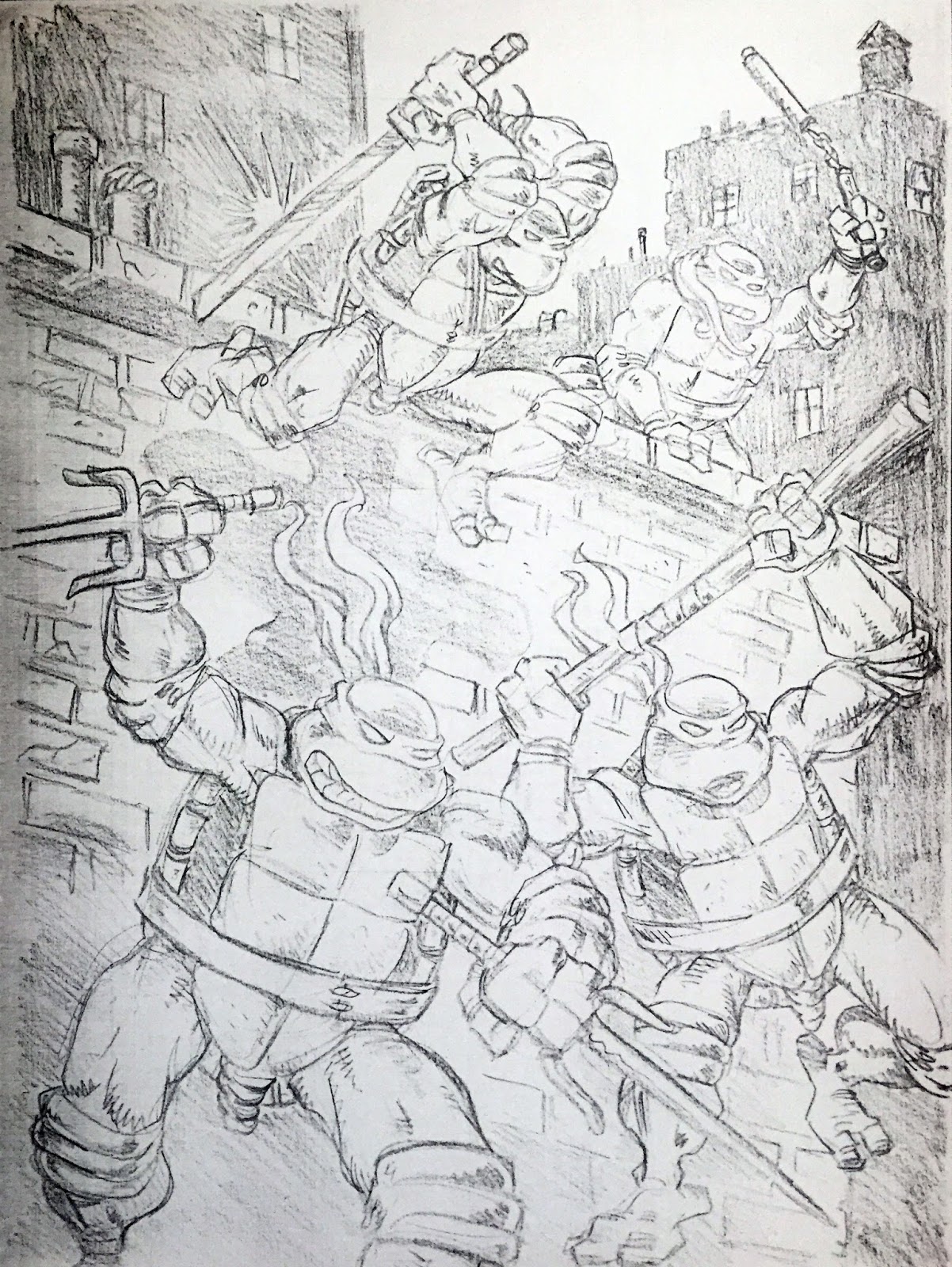 Peter Laird's TMNT blog: Free Comic Book Day at Shellback Artworks, May ...
