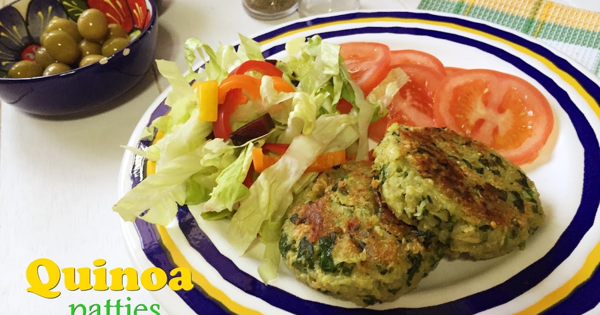 La Olla Vegetariana Quinoa patties.