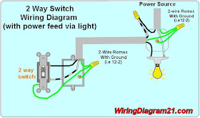 House Electrical Wiring Diagram : 2 Way Light Switch Wiring Diagram