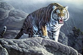 Lukisan Kusmana Harimau Ii Gambar