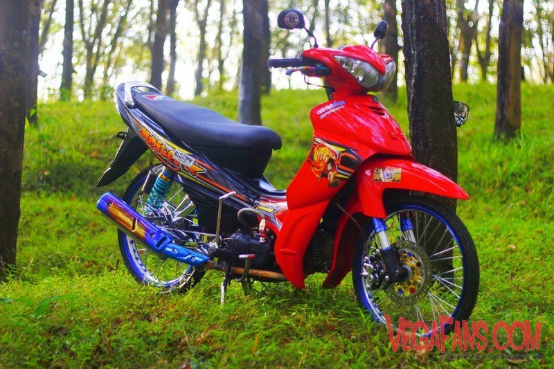 Jupiter Z Merah Hitam Modif Thailook Style Simple