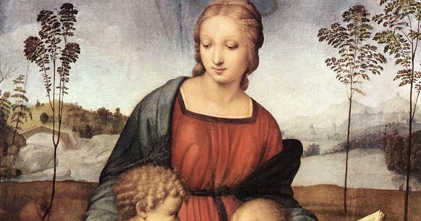 Rafael Santi Madonna Ze Szczygłem Historia Sztuki : Rafael Santi z Urbino