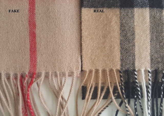 how to tell authentic burberry scarf