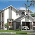 Modern sloping roof house in 260 sq.M