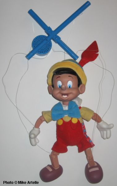 Pinocchio Hanging Mobile Hand Crafted with movable arms & legs 25cm 