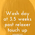 Wash Day: 3 1/2 Weeks Post 4/19 Relaxer Touch Up