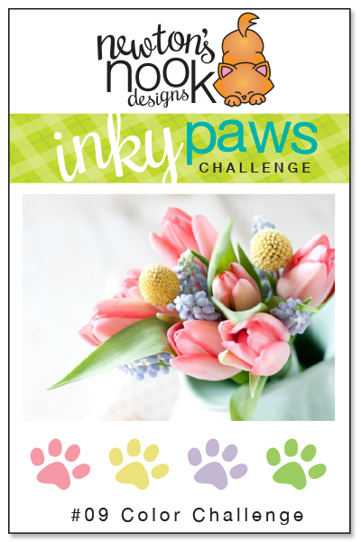 Inky Paws challenge #9 - Color Challenge | Newton's Nook Designs